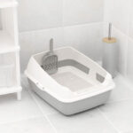 Katzentoilette Schalentoilette Katzenklo Abnehmbarer HochrandKatzentoilette Schalentoilette Katzenklo Abnehmbarer Hochrand