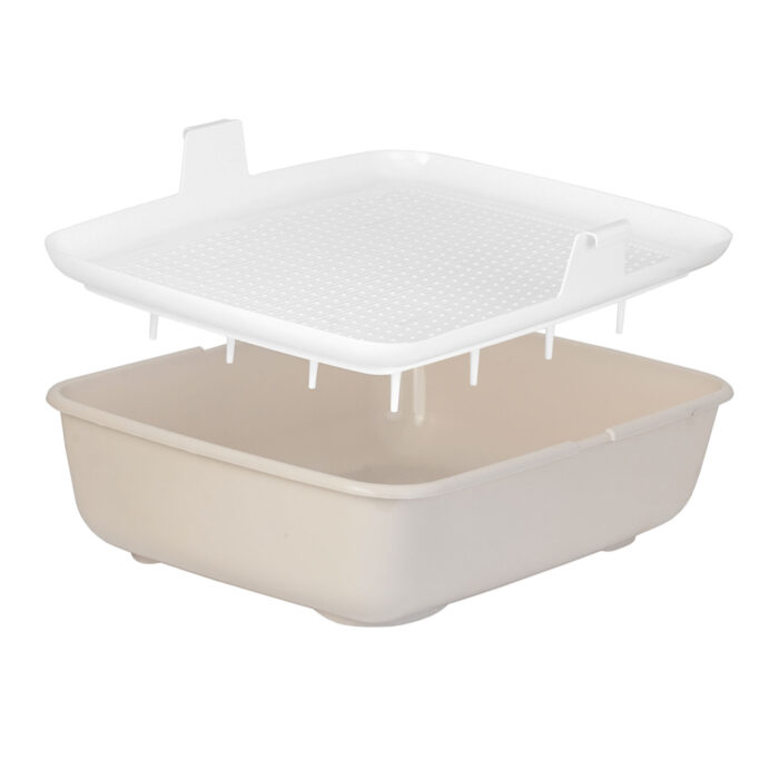 Katzentoilette mit Reinigungssieb Schalentoilette Katzenklo