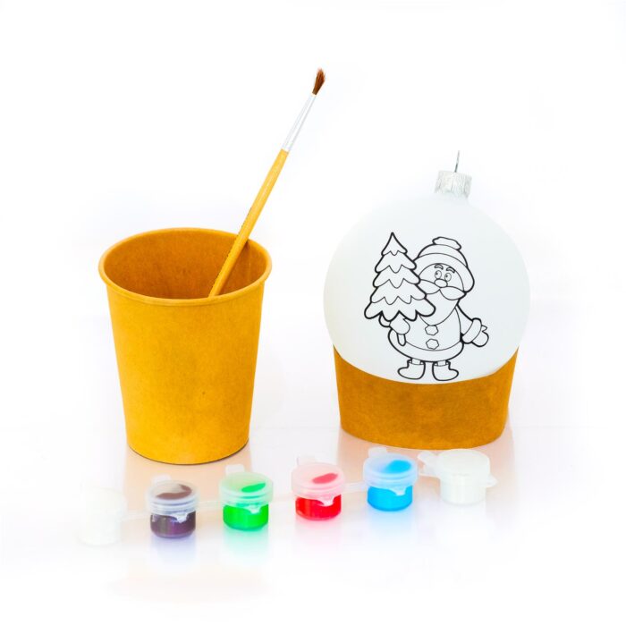 Weihnachtskugel aus Glas DIY Weihnachtsdeko