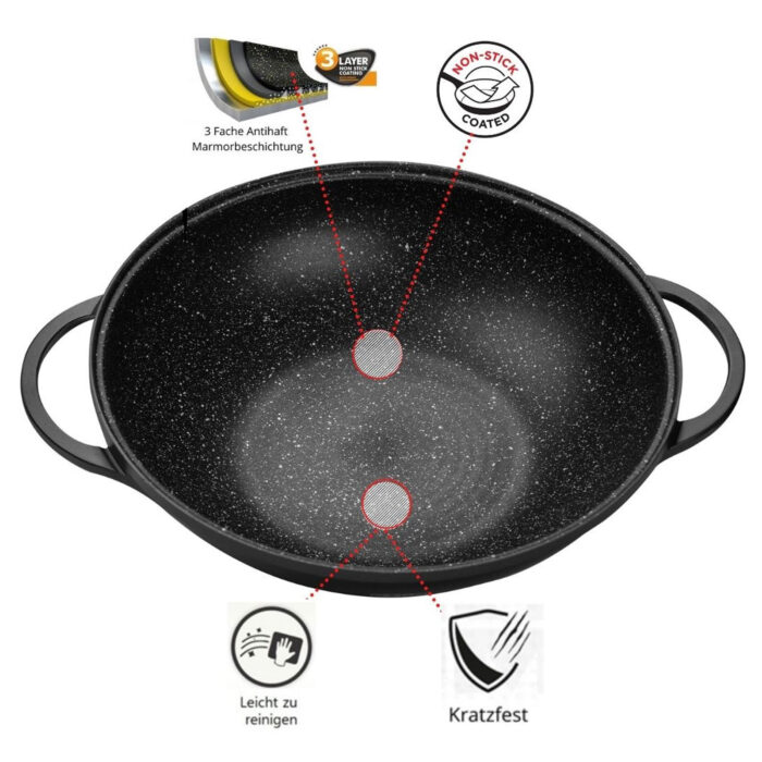 Wok Bratpfanne 36 cm
