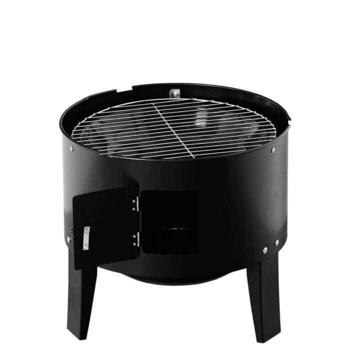 Räucher Ofen - Rund Holzkohlegrill - Camping Mini Tisch Smoker