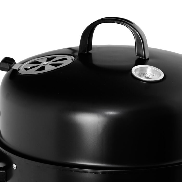 Räucher Ofen - Rund Holzkohlegrill - Camping Mini Tisch Smoker