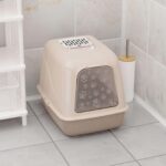 Katzentoilette Katzenklo Schwingklappe Deckel Abdeckung Haube