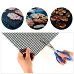 Grillgitter Wiederverwendbar Backmatte Grillmatte Grill Unterlage Matte