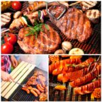 Grillgitter Wiederverwendbar Backmatte Grillmatte Grill Unterlage Matte