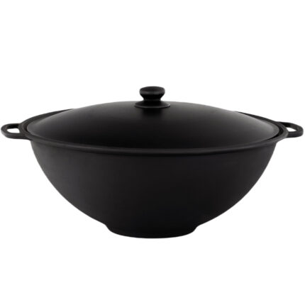 Kazan Schwenktopf Camping Gusseisen Kasan Aluminium Deckel Bräter Campingtopf Kessel