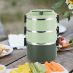 Lunchbox Etagen Frischhaltedose Essensbehälter Lunch Box Brotdose Frühstücksdose
