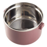 Lunchbox 3 Etagen Frischhaltedose Essensbehälter Lunch Box Brotdose Frühstücksdose Rosa