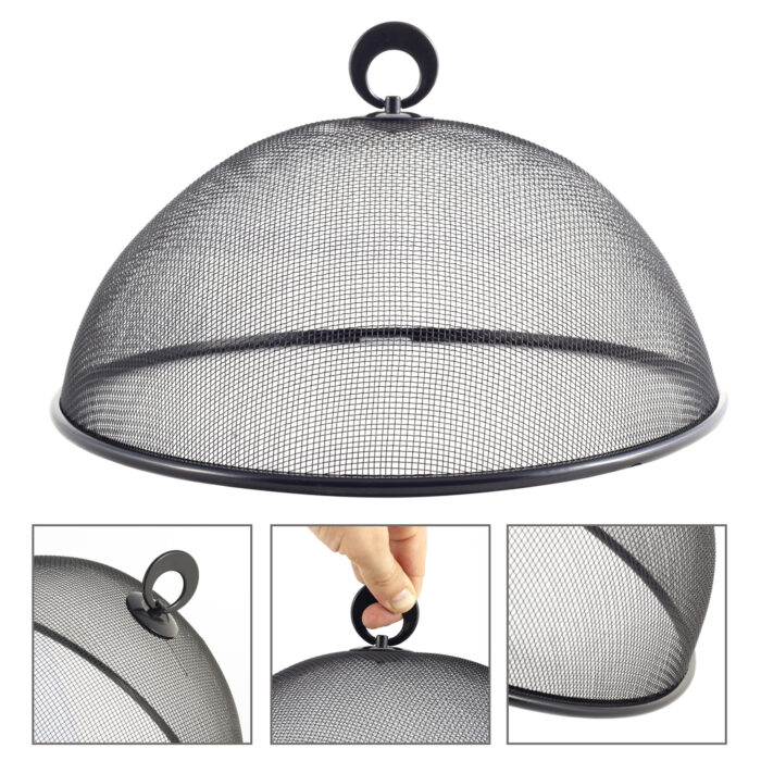 Metall Speiseschirm für Obst Gemüse Speise Essen Brot