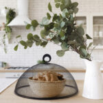 Metall Speiseschirm für Obst Gemüse Speise Essen Brot