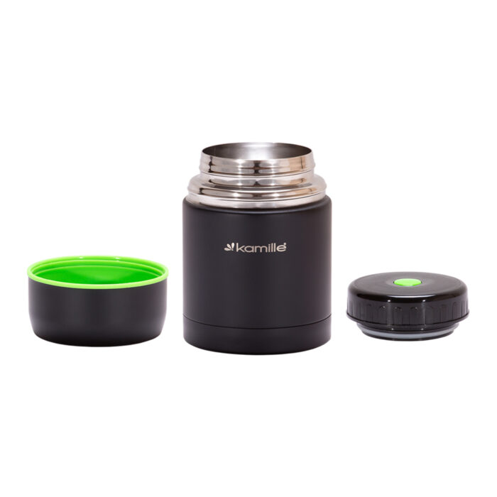 Lebensmittel ThermoskanneThermo Speisebehälter Integrierte Schüssel, Doppelwandisolierung