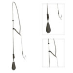 Helicopter Leadcore für Boilie Karpfen Angeln Grundmontage Futterkorb mit Haken #4 85g