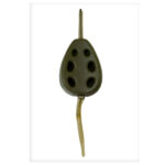 Lead Feed Leadcore für Boilie Karpfen Angeln Grundmontage Futterkorb mit Haken #4 85g