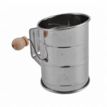 Einhandmehlsieb Mehlsieb Streuer Küchensieb Puderzuckersieb Siebbecher Backsieb