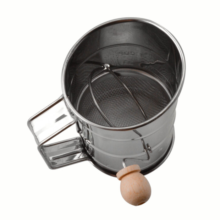 Einhandmehlsieb Mehlsieb Streuer Küchensieb Puderzuckersieb Siebbecher Backsieb