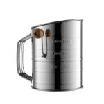 Einhandmehlsieb Mehlsieb Streuer Küchensieb Puderzuckersieb Siebbecher Backsieb