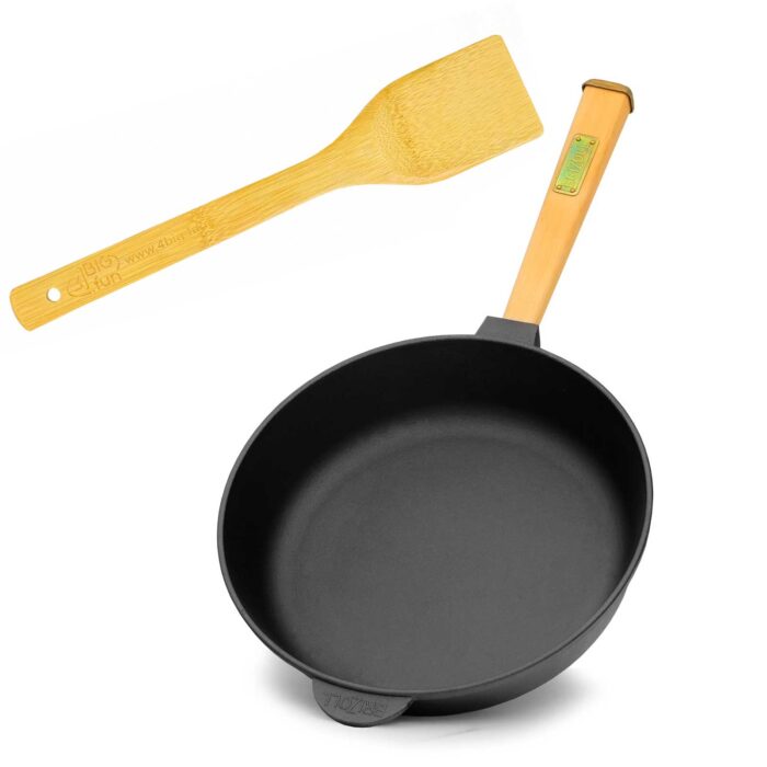 Gusseisenpfanne 26 cm mit Pfannenwender
