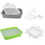 Katzentoilette Tray Schalentoilette Katzenklo Kätzchen WC Reinigungssieb