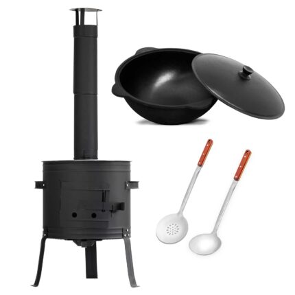 Utschak Ø35 mit Kazan 8 L + Schaumkelle + Schöpflöffel