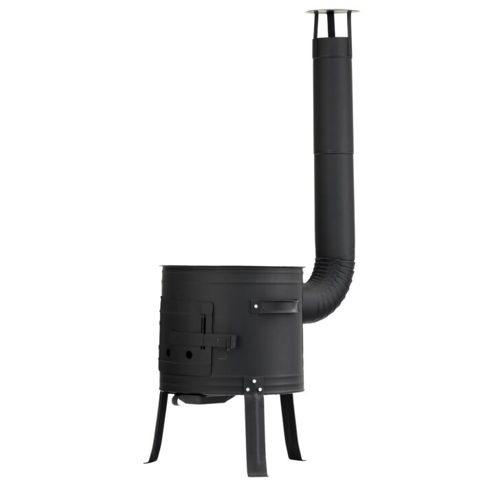 Utschak Uchak Campingofen Feuerofen Kasan Kazan Deckel-Bratpfanne