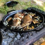 Ø24cm 47mm hoch Gusseisenpfanne Gußeisenpfanne mit Holzgriff und Deckel-Bratpfanne aus Gusseisen