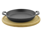 skovoroda-biol-portsionnaya-s-doskoy-chugunnaya-matovaya-emal-14-sm-20146ed