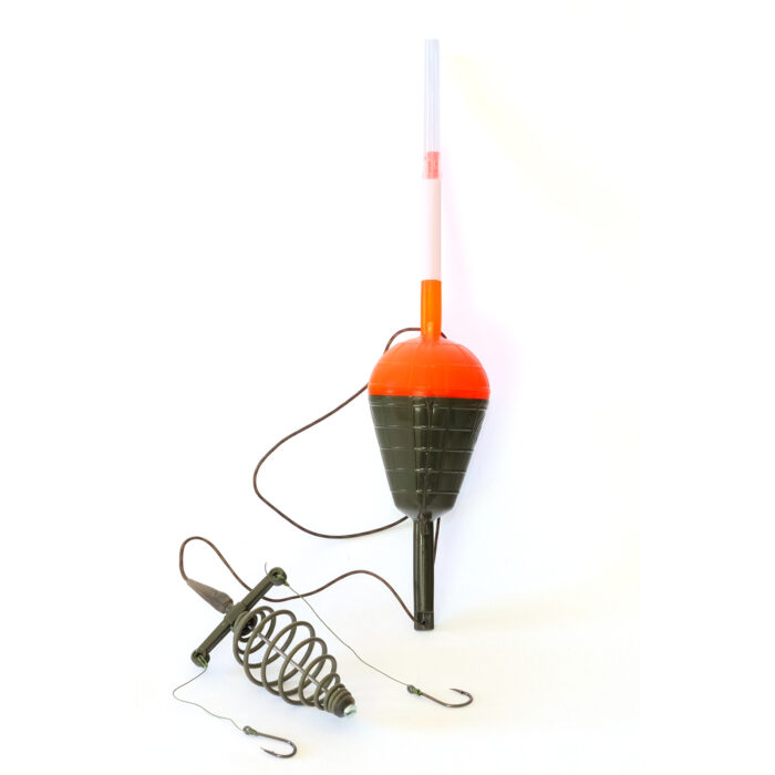 Posenmontage Futterkorb Vorfachhaken Oberflächenmontage Karpfen