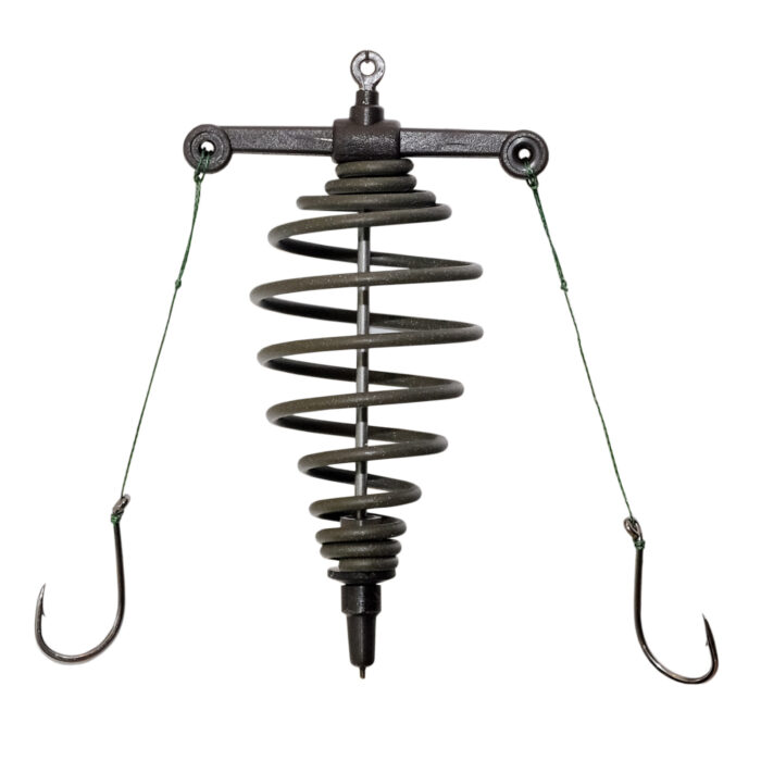 Posenmontage Futterkorb Vorfachhaken Oberflächenmontage Karpfen