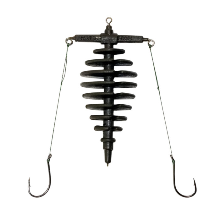 Posenmontage Futterkorb Vorfachhaken Oberflächenmontage Karpfen