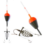 Posenmontage Futterkorb Vorfachhaken Oberflächenmontage Karpfen