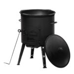 Utschak und Gusseisen Kasan Grill mit Deckel kaufen - Suppenkelle, Schaumkelle, Kasan mit Deckel, Gulaschkanone, Kasan kaufen, Feldküche