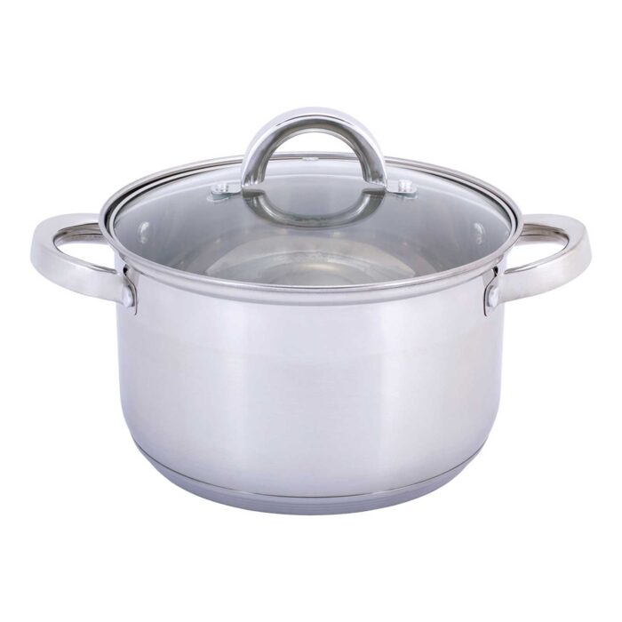 Kochtopf Set 8-tlg, Edelstahl Suppentopf Induktion Schmortopf Bratentopf Topf