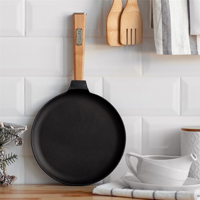 Pfannkuchenpfanne Bratpfanne Crepe Pfanne Crepes kaufen - Pfannkuchenpfanne Induktion, Pfannkuchenpfanne Gusseisen, Pancake Pfanne, Omlettpfanne