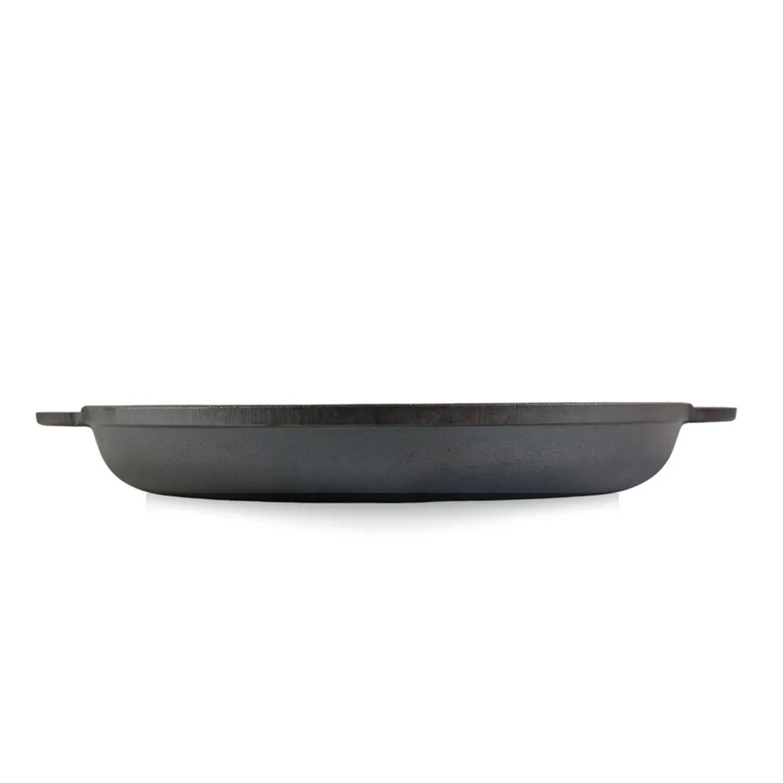 Ø26-30cm Grillpfanne aus Gusseisen Bräter Schmortopf zwei Griffe Servierpfanne Grill kaufen