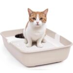 Katzentoilette mit Reinigungssieb Schalentoilette Katzenklo kaufen