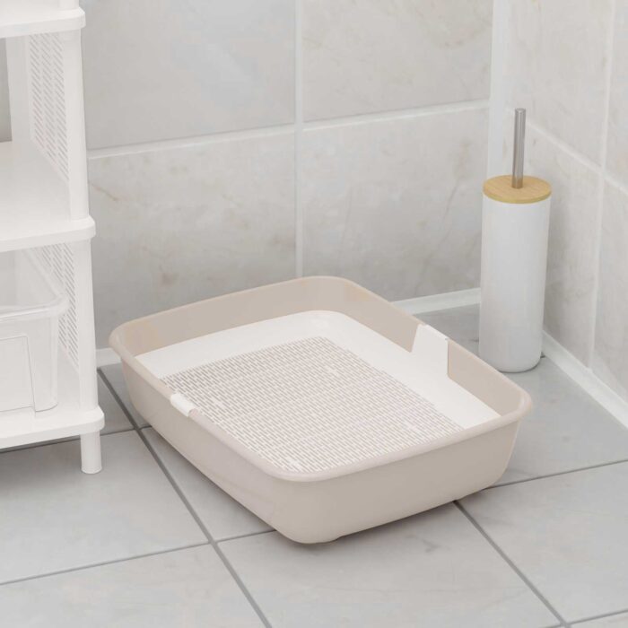 Katzentoilette mit Reinigungssieb Schalentoilette Katzenklo kaufen