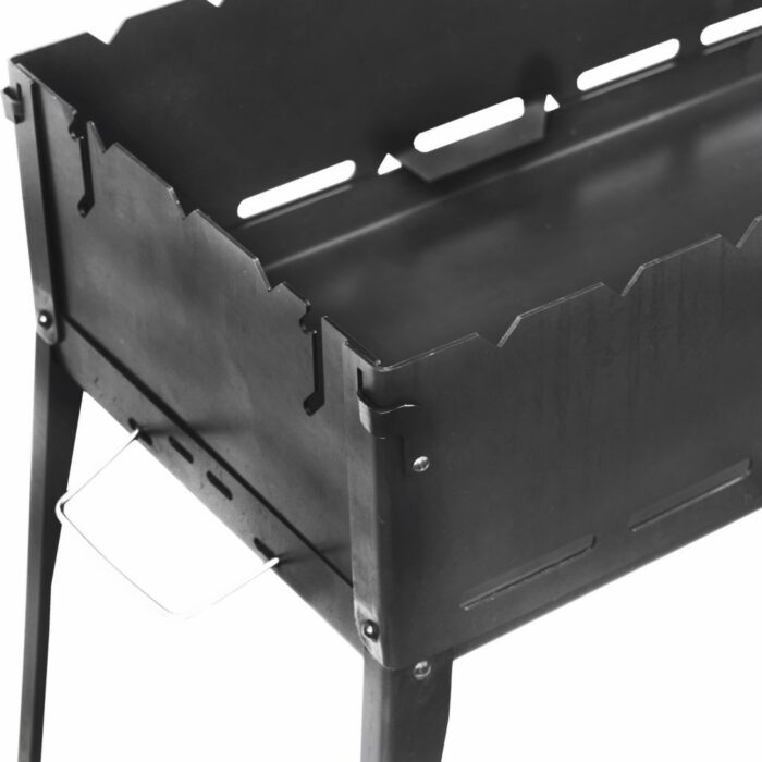 Holzkohlegrill Klappbar Mangal BBQ für Spieße oder Grillrost Schaschlik Grill kaufen