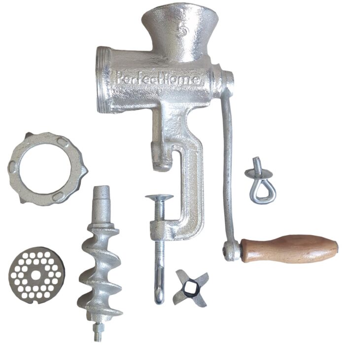 -Manueller-Fleischwolf-Größe-5-aus-Gusseisen-inkl.-Schraubzwinge-für-Tischmontage-kaufen