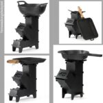 Raketenofen 2 mm Stahl Rocket Stove