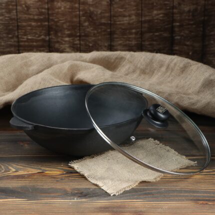 Gusseisen Asia Schmortopf Wok