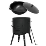 Utschak und Gusseisen Kasan mit Deckel Feldküche kaufen - Kasan Topf, Gulaschkanone, Utschak mit Kasan, Kasan kaufen, Utschak kaufen