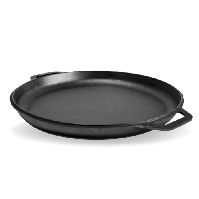 Ø36cm Gusseisenpfanne mit Deckel-Bratpfanne aus Gusseisen Bräter Schmortopf aus Gusseisen zwei Griffe Servierpfanne kaufen