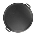 Ø36cm Gusseisenpfanne mit Deckel-Bratpfanne aus Gusseisen Bräter Schmortopf aus Gusseisen zwei Griffe Servierpfanne kaufen