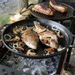 Ø36cm Gusseisenpfanne mit Deckel-Bratpfanne aus Gusseisen Bräter Schmortopf aus Gusseisen zwei Griffe Servierpfanne kaufen