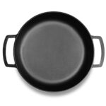 Gusseisenpfanne mit Deckel-Grillpfanne aus Gusseisen Bräter Schmortopf aus Gusseisen zwei Griffe Servierpfanne kaufen
