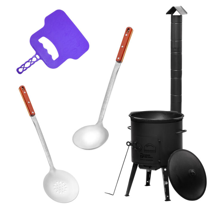 Utschak Abzugsrohr und Kasan mit Deckel Feldküche kaufen - Schaumkelle, Suppenkelle, Utschak ofen, Kasan Topf, Kasan ofen, Utschak Abzugsrohr kaufen