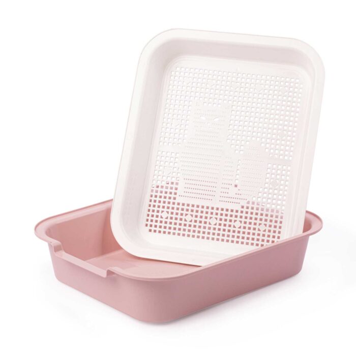 Katzentoilette große und Katzenklo klein Set kaufen, Katzenklo groß, Katzentoilette klein, Katzenbabys, Kaninchen, Kätzchen, Katzentoilette mit Reinigungssieb