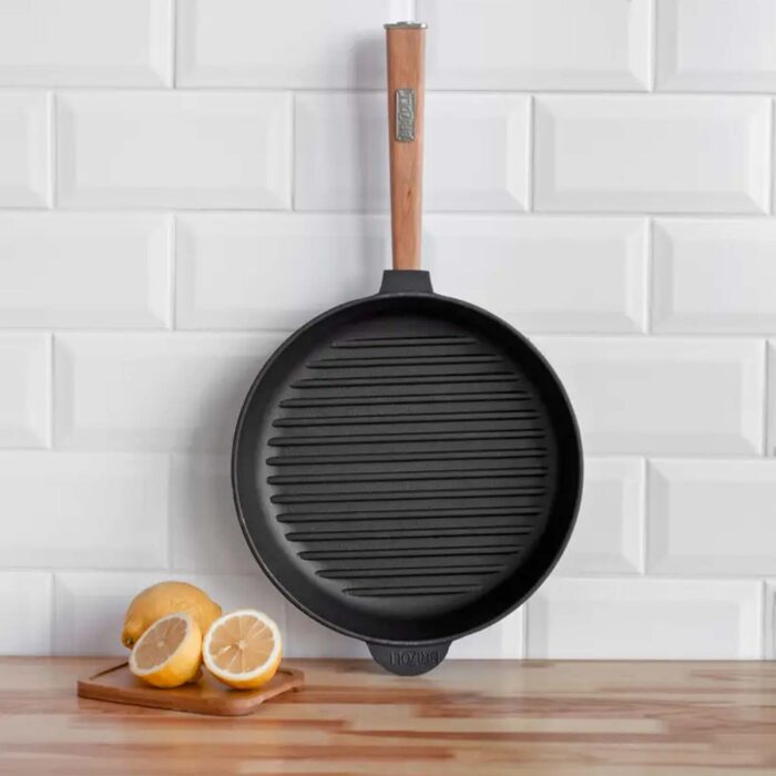 set000739_10-Grillpfanne-Gusseisen-Glasdeckel-Induktion-Holzgriff-Bratpfanne-Pfanne-Feuerpfanne