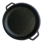 Kazan Schwenktopf Gusseisen Kasan Deckel-Bratpfanne Campingtopf Kessel