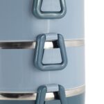 Lunchbox 3 Etagen Frischhaltedose Essensbehälter Lunch Box Brotdose Frühstücksdose Blau